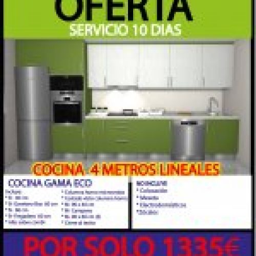 Oferta Cocina 4 Metros  Gama Eco