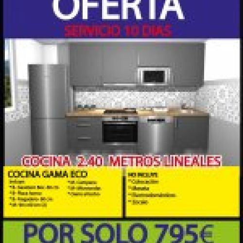 Oferta Cocina  2.40 Metros Gama Eco