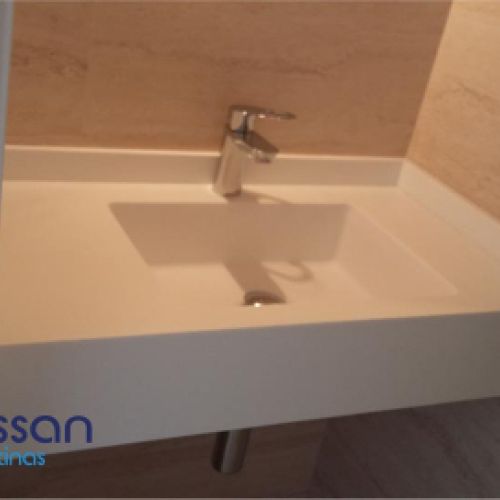 Lavabo en Solid Surface