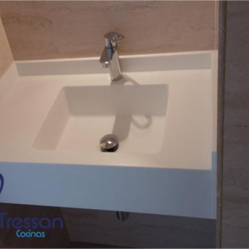 Lavabo en Solid Surface